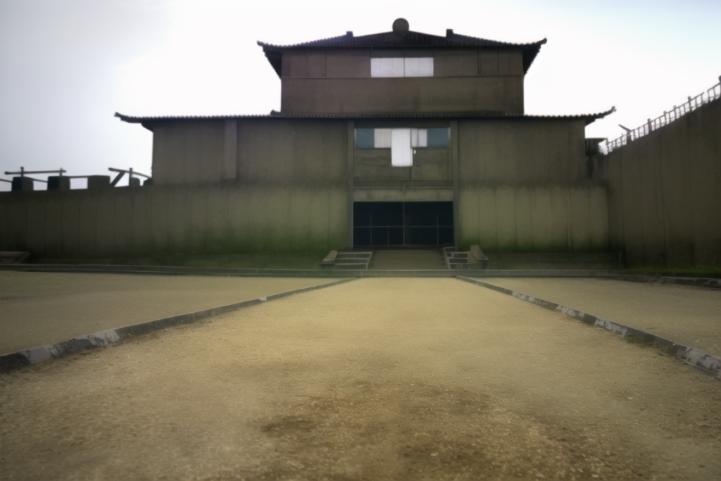 軍艦島の建物の背景イラスト08,Background Illustration of Gunkanjima's Buildings08,"战舰岛的建筑"的背景图08,군함도 건물 배경 그림08