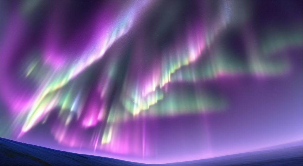 オーロラの背景イラスト17,Background Illustration of Aurora17,极光的背景图17,오로라 배경 그림17