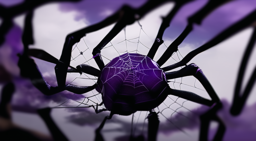 ハロウィン（蜘蛛の巣）の背景イラスト09,Background Illustration of Halloween (spider web)09,万圣节（蜘蛛网）的背景图09,할로윈 (스파이더 웹) 배경 그림09