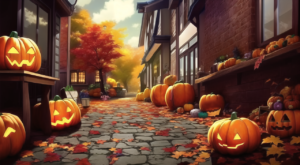 ハロウィン（その他）の背景イラスト01,Background Illustration of Halloween (other)01,万圣节（其他）的背景图01,할로윈 (기타) 배경 그림01