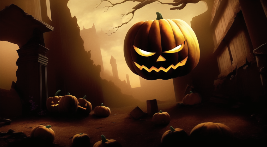 ハロウィン（その他）の背景イラスト06,Background Illustration of Halloween (other)06,万圣节（其他）的背景图06,할로윈 (기타) 배경 그림06
