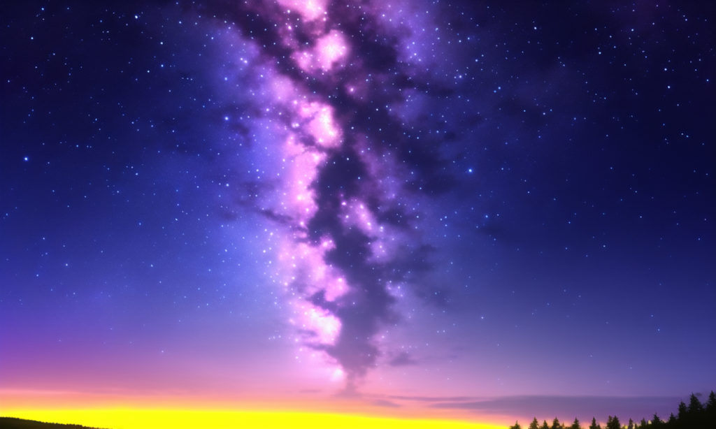天の川の背景イラスト08,Background Illustration of Milkyway08,"银河"的背景说明08,은하수 배경 그림08