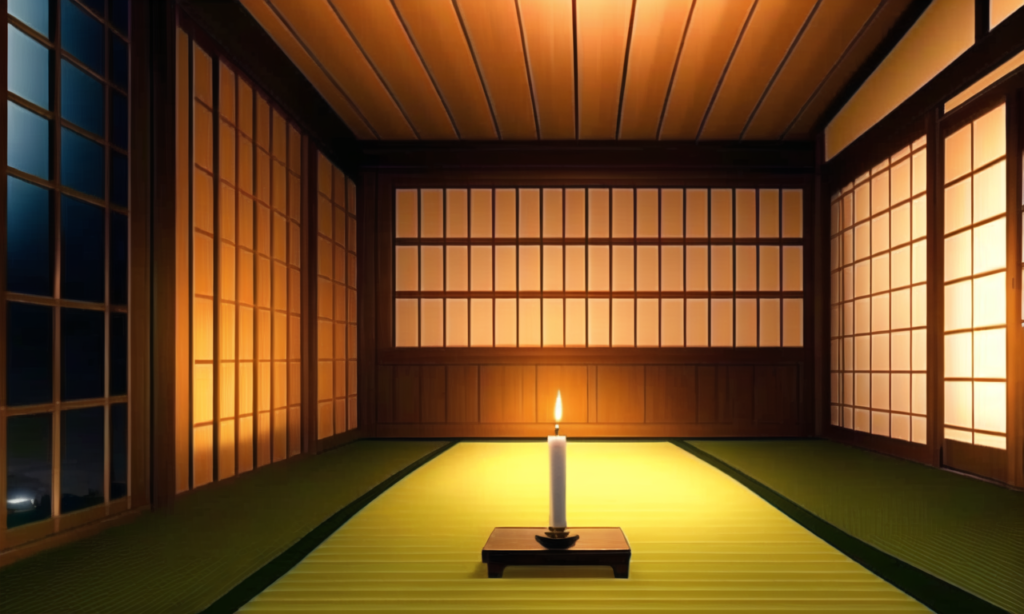 武家屋敷の内装の背景イラスト13,Background Illustration of interior of Samurai Residence13,"武士住宅的内饰"的背景图13,무가 저택의 인테리어 배경 그림13