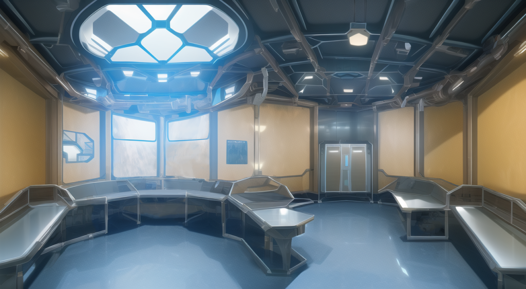 宇宙船内部の背景イラスト14,Background Illustration of Inside the spaceship14,在太空飞船内的背景图14,우주선 내부 배경 그림14