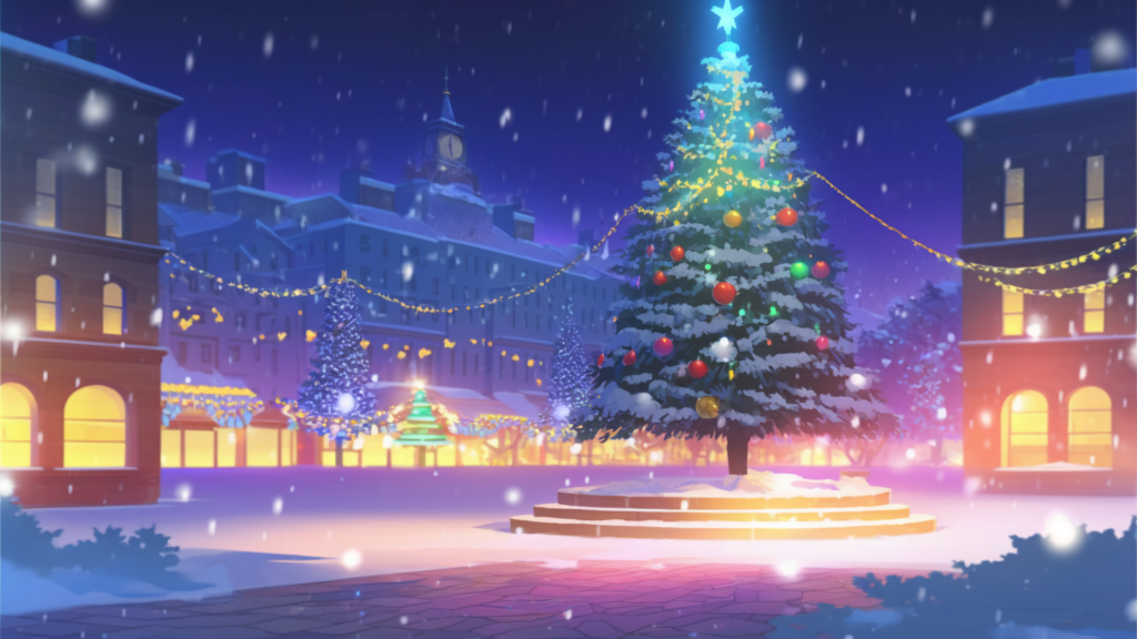 クリスマスの背景イラスト01,Background Illustration of Christmas01,圣诞节的背景图01,크리스마스 배경 그림01