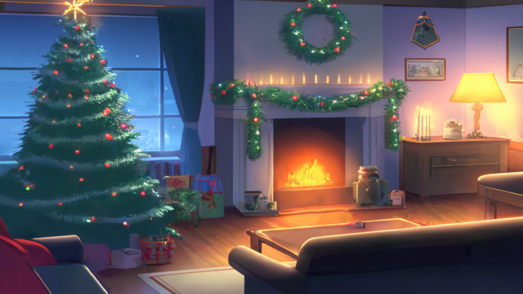 クリスマスの背景イラスト02,Background Illustration of Christmas02,圣诞节的背景图02,크리스마스 배경 그림02