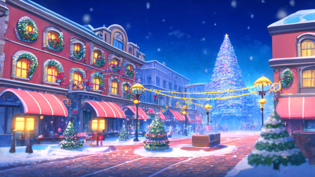 クリスマスの背景イラスト13,Background Illustration of Christmas13,圣诞节的背景图13,크리스마스 배경 그림13