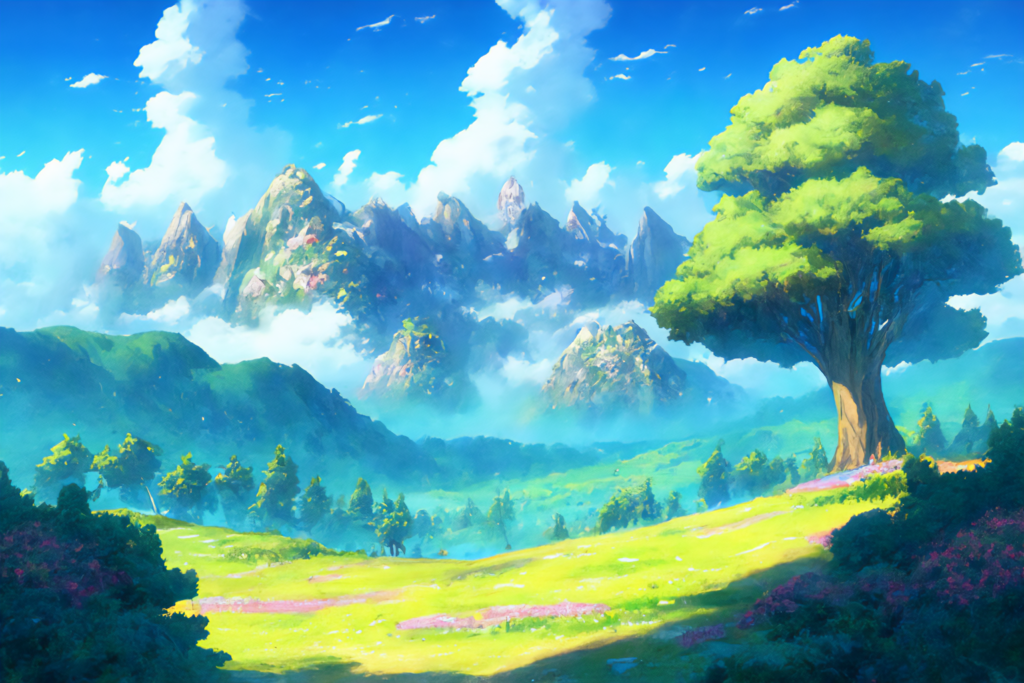 エルフの国の風景の背景イラスト01,Background Illustration of Elves landscape01,精灵景观的背景图01,엘프 풍경 배경 그림01