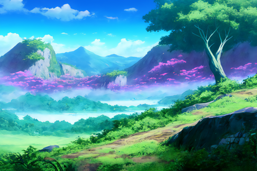 エルフの国の風景の背景イラスト02,Background Illustration of Elves landscape02,精灵景观的背景图02,엘프 풍경 배경 그림02