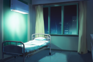 病室、病院の部屋の背景イラスト15