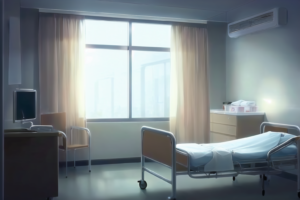 病室、病院の部屋の背景イラスト17